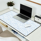 Ditsy Toile Floral Blue and White Desk Mat Gallery Image 2