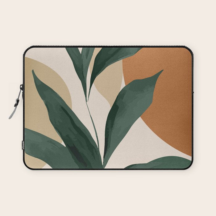 Abstract Art Tropical Leaves 147 Laptop Sleeve Gallery Image 1