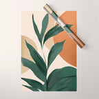 Abstract Art Tropical Leaves 147 Wrapping Paper Gallery Image 1