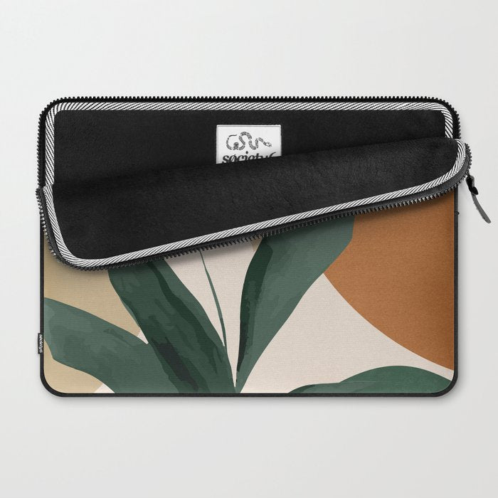 Abstract Art Tropical Leaves 147 Laptop Sleeve Gallery Image 2
