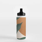 Abstract Art Tropical Leaves 147 Water Bottle Gallery Image 2