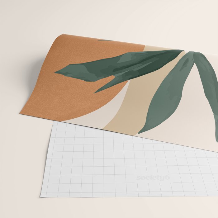 Abstract Art Tropical Leaves 147 Wrapping Paper Gallery Image 2