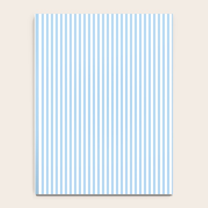 Chambray Blue Seersucker Stripe Notebook Gallery Image 4