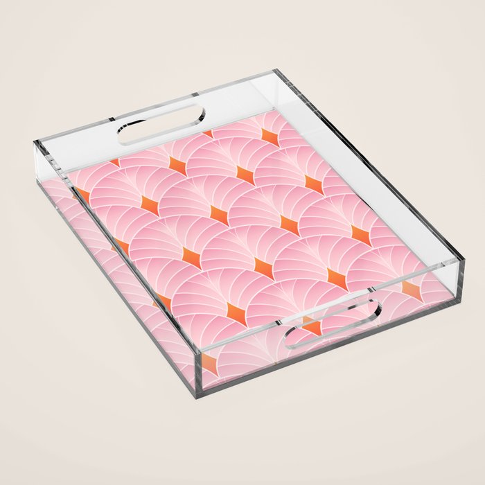 Diamonds & Petals: The Peach Edition Acrylic Tray Gallery Image 1