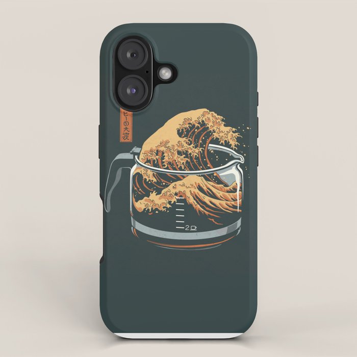 The Great Wave of Coffee iPhone Case Gallery Image 1