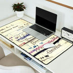 Library Card 828 The Enormous Room Desk Mat Gallery Image 2