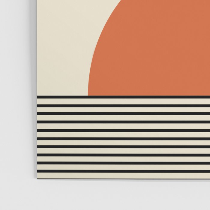 Sunrise Sunset I - Orange Black Poster Gallery Image 3