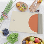 Sunrise Sunset I - Orange Black Cutting Board Gallery Image 2