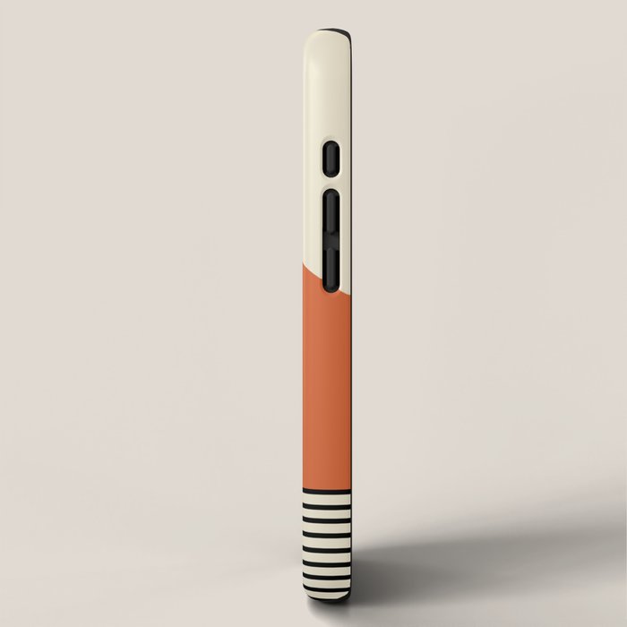 Sunrise Sunset I - Orange Black iPhone Case Gallery Image 2