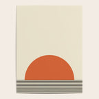 Sunrise Sunset I - Orange Black Poster Gallery Image 4