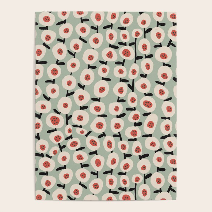 Dots & Flowers #1 Poster Gallery Image 4