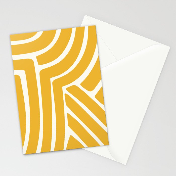Abstract Stripes LXIII Stationery Card Gallery Image 2