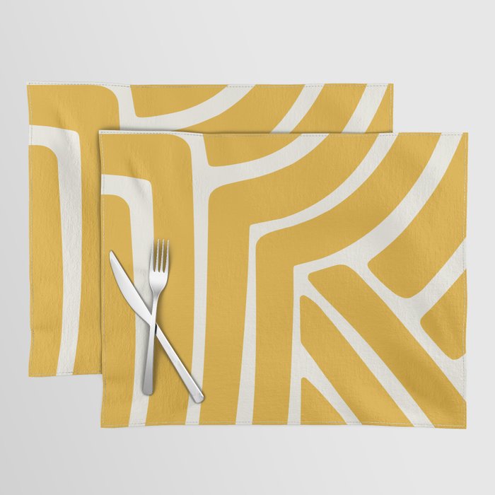 Abstract Stripes LXIII Placemat Gallery Image 1