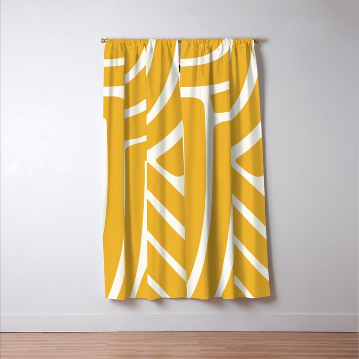 Abstract Stripes LXIII Window Curtain Gallery Image 3
