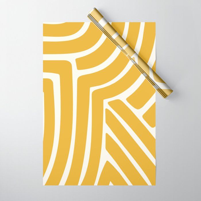 Abstract Stripes LXIII Wrapping Paper Gallery Image 1