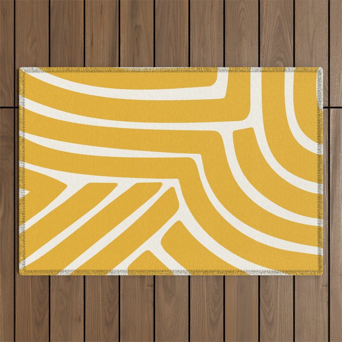 Abstract Stripes LXIII Outdoor Rug Gallery Image 1