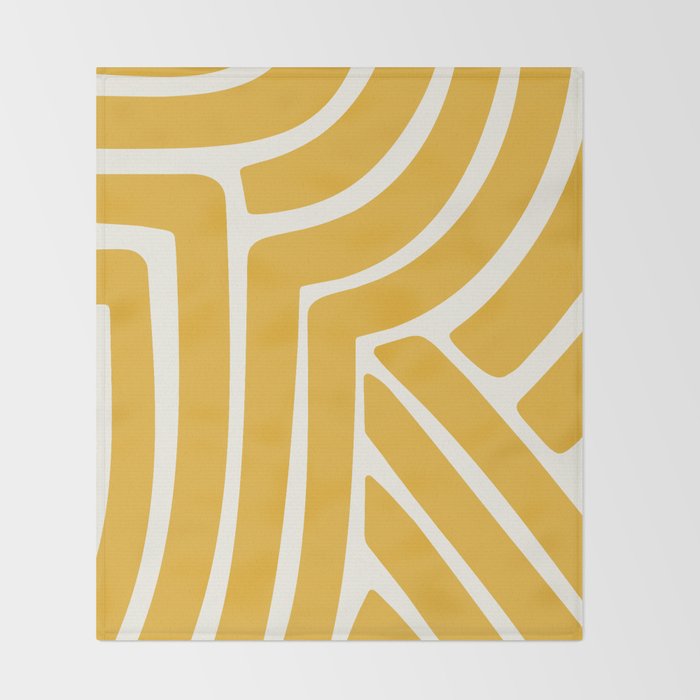 Abstract Stripes LXIII Throw Blanket Gallery Image 2
