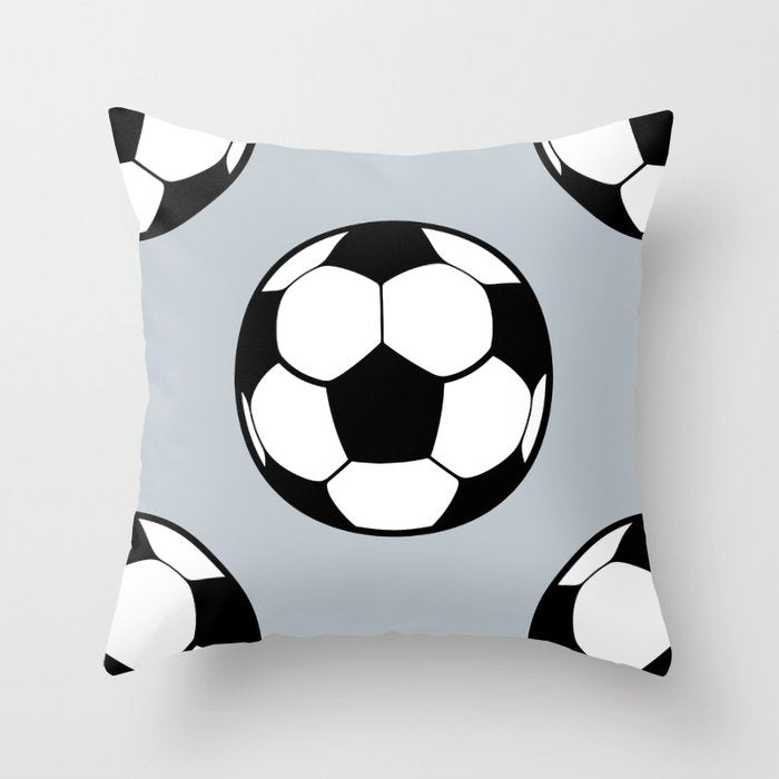 Soccer Balls 1 Throw Pillow Gallery Image 6