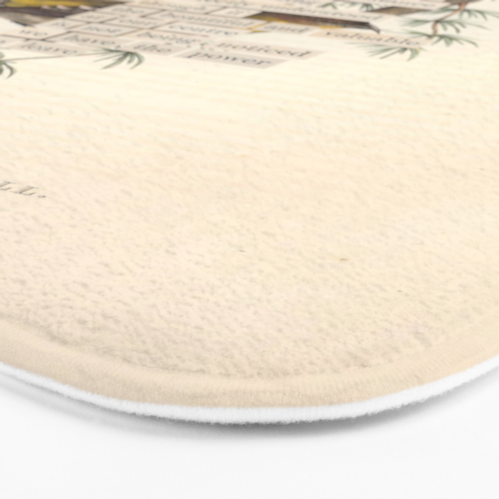 Bird Divinations: White-Winged Cross Bill (about: almanacofbirds.org) Bath Mat Gallery Image 3