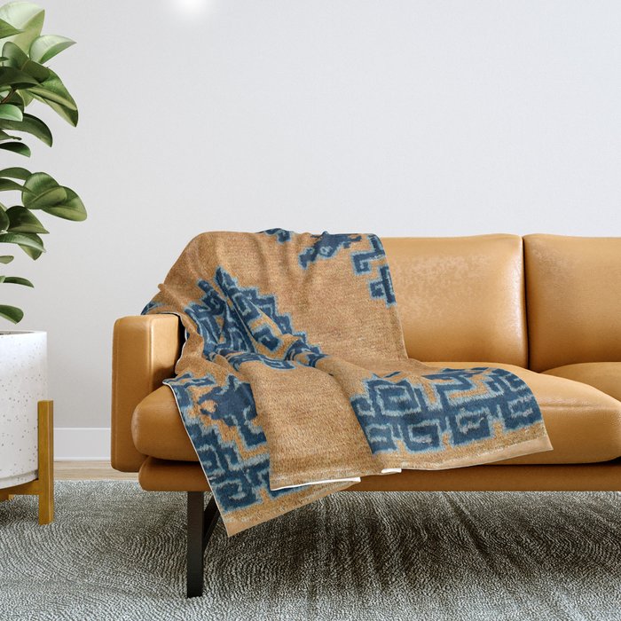 Ningxia Qing West China Seat Cover Print Throw Blanket Gallery Image 1