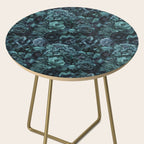 Lush Moody Flowers Baroque Teal Grandeur Side Table Gallery Image 2