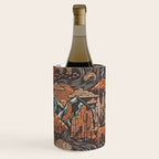 Wild West - Brown, Orange, and Blue  Wine Chiller Gallery Image 1