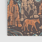 Wild West - Brown, Orange, and Blue  Poster Gallery Image 3