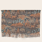 Wild West - Brown, Orange, and Blue  Wall Hanging Gallery Image 1