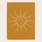 Boho Sun Drawing XIX Gold Poster Gallery Image 4