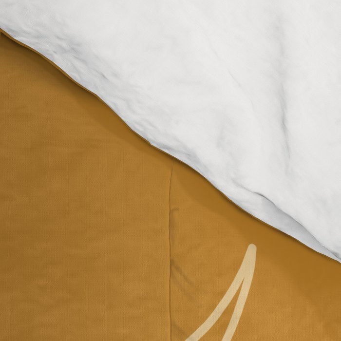 Boho Sun Drawing XIX Gold Comforter Gallery Image 4