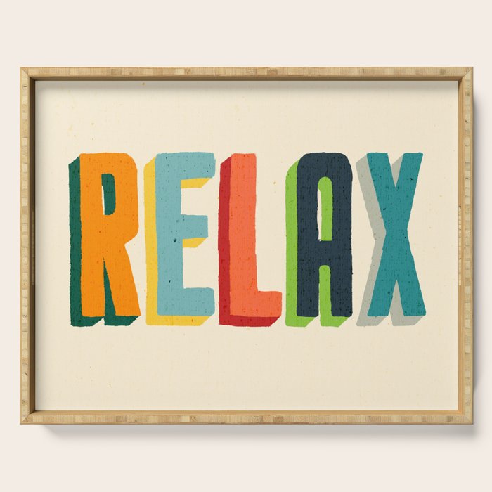 Relax Serving Tray Gallery Image 1