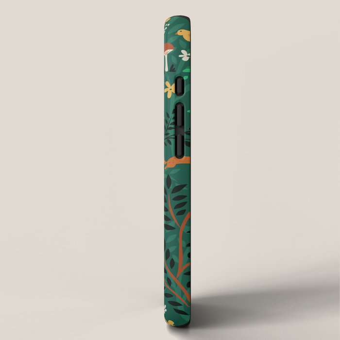 Foxes Playing in the Emerald Forest iPhone Case Gallery Image 2