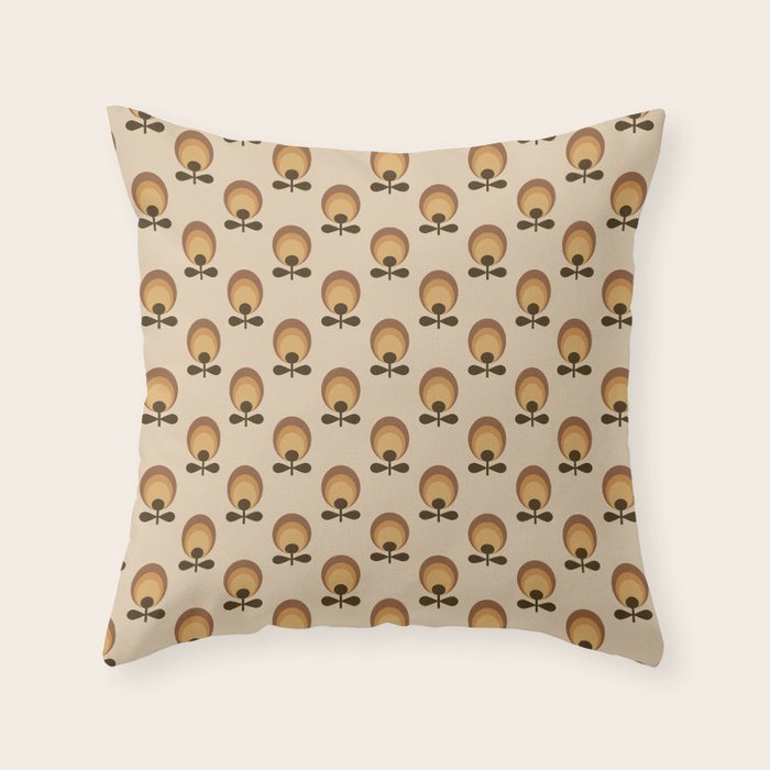 Sunrise Flowers Throw Pillow Gallery Image 6