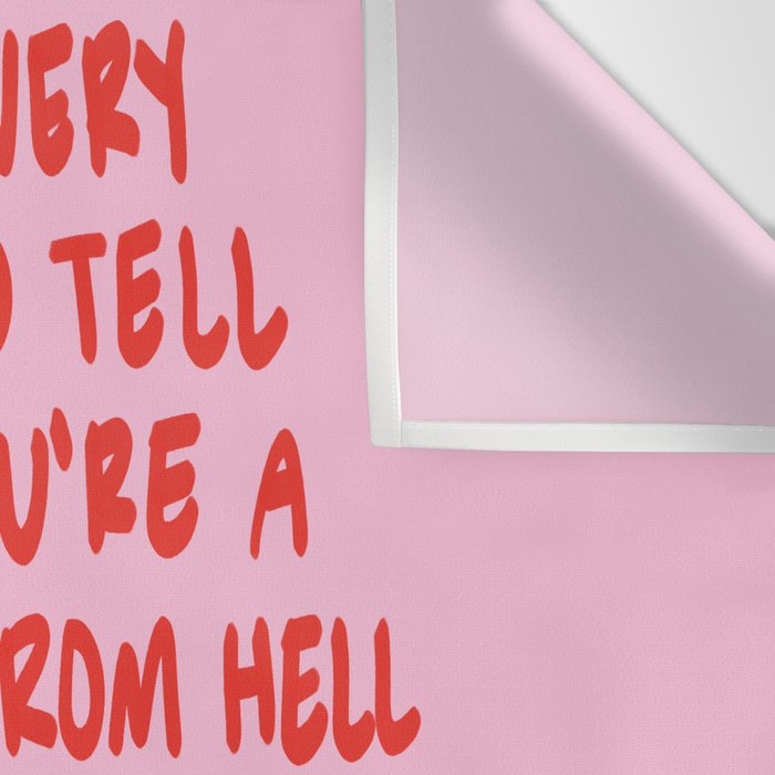 Girl Boss Motto Wall Tapestry Gallery Image 3