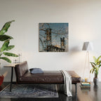 Portland Steel Bridge Wood Wall Art Gallery Image 2