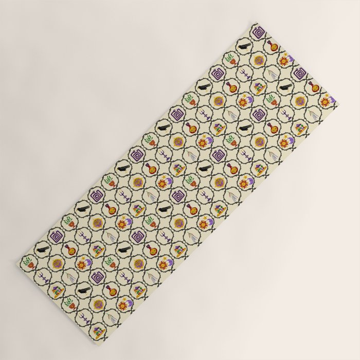 Whimsigothic Witch Mystical Magic Yoga Mat Gallery Image 1