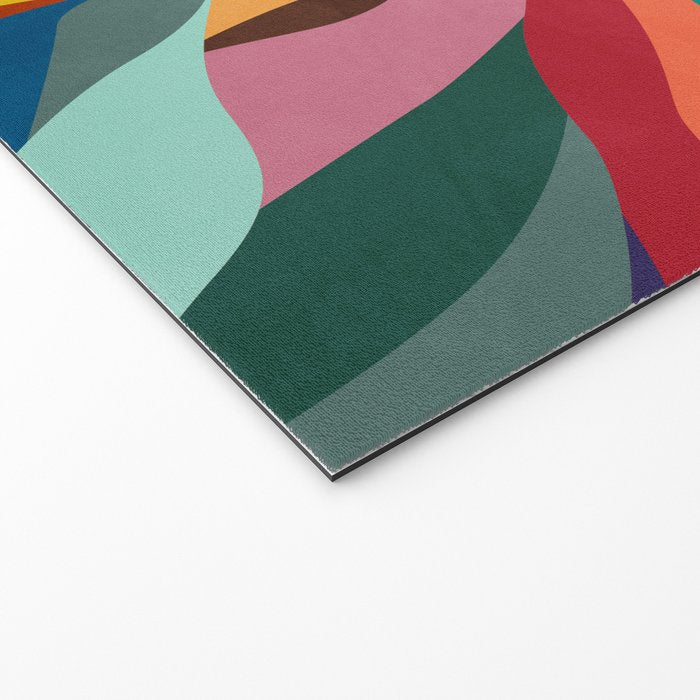Rainbow mountains Welcome Mat Gallery Image 2
