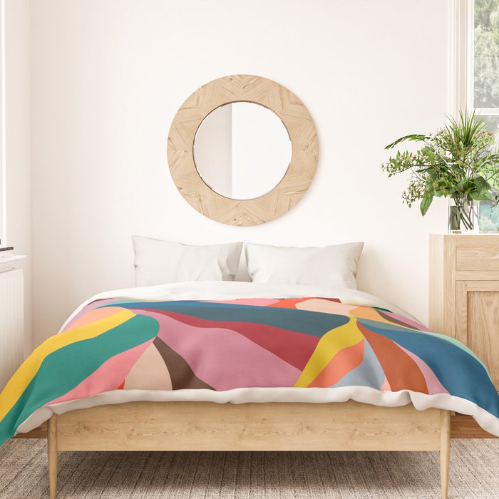 Rainbow mountains Duvet Cover Gallery Image 3