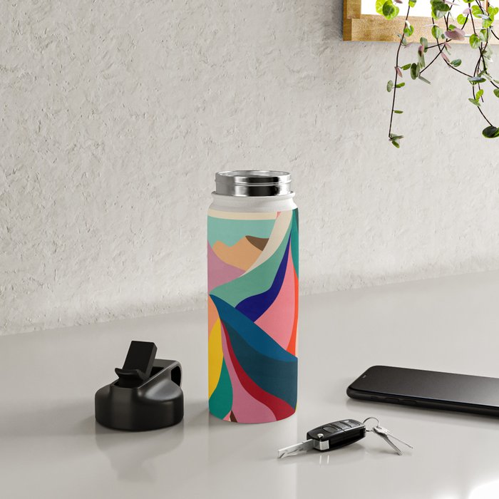 Rainbow mountains Water Bottle Gallery Image 4
