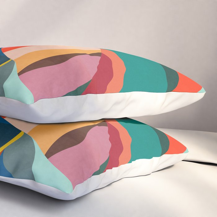 Rainbow mountains Pillow Sham Gallery Image 3
