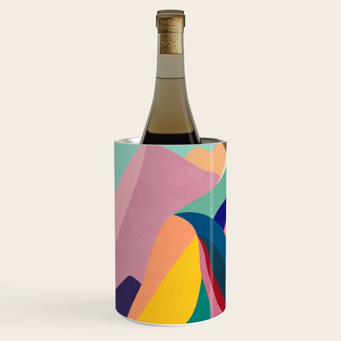 Rainbow mountains Wine Chiller Gallery Image 2