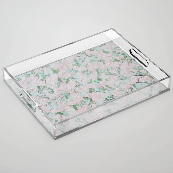 April Blooms Acrylic Tray Gallery Image 1