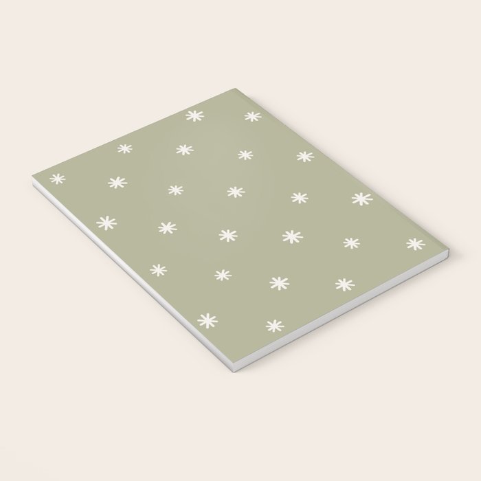 Sparkles Sage Green Notebook Gallery Image 3