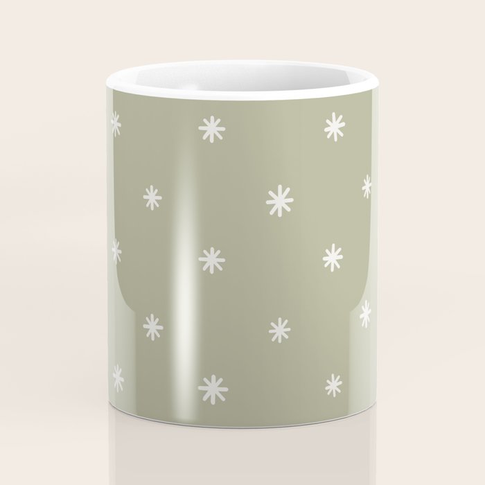Sparkles Sage Green Coffee Mug Gallery Image 4