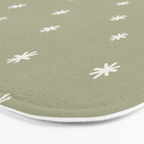 Sparkles Sage Green Bath Mat Gallery Image 3