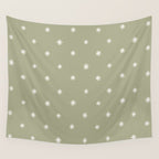 Sparkles Sage Green Wall Tapestry Gallery Image 4