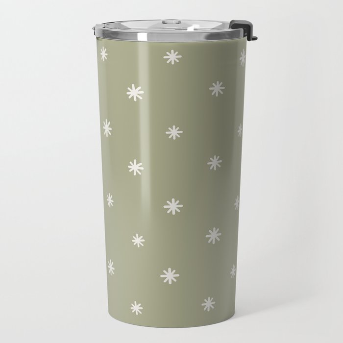 Sparkles Sage Green Travel Mug Gallery Image 2
