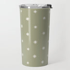 Sparkles Sage Green Travel Mug Gallery Image 2