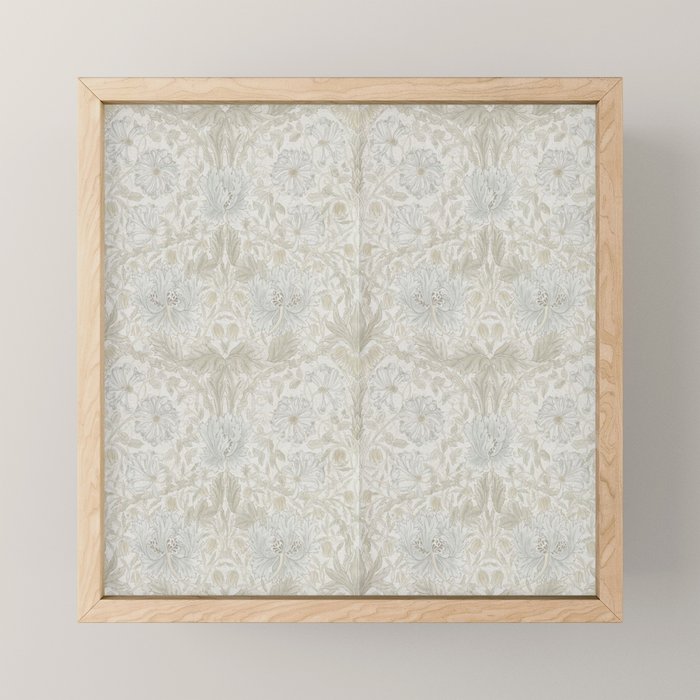 William Morris Pure Honeysuckle Linen Mini Art Print Gallery Image 1
