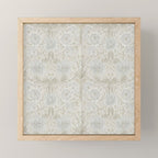 William Morris Pure Honeysuckle Linen Mini Art Print Gallery Image 1